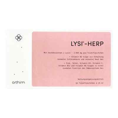 LYSI-Herp ampułki do picia 10 szt. od Orthim GmbH & Co. KG PZN 12453209