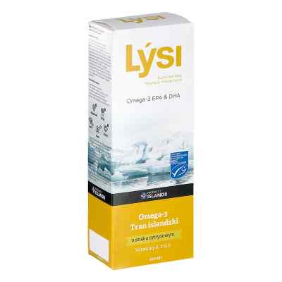 LYSI Tran islandzki o smaku cytrynowym