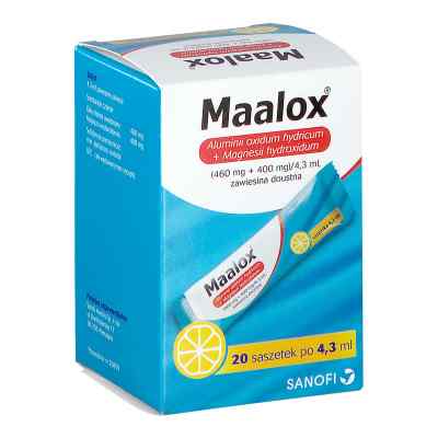 Maalox saszetki 20  od A.NATTERMANN & CIE.GMBH PZN 08302230