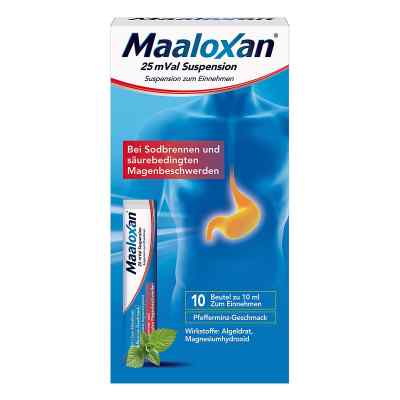 Maaloxan 25 mVal Susp. 10X10 ml od A. Nattermann & Cie GmbH PZN 02411032