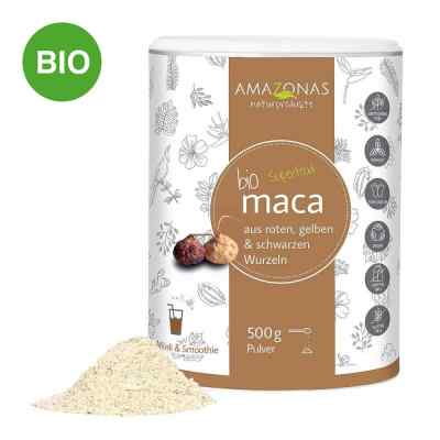 Maca 100% Pur Bio w proszku 500 g od AMAZONAS Naturprodukte Handels G PZN 04534715