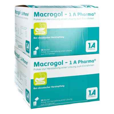 Macrogol-1a Pharma Plv.z.her.e.lsg.z.einnehmen 100 szt. od 1 A Pharma GmbH PZN 14264091