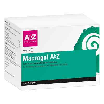 Macrogol Abz Pulver zur, zum Herst.e.Lsg.z.Einneh. 20 szt. od AbZ Pharma GmbH PZN 10398877
