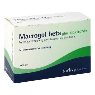 Macrogol beta plus Elektrolyte proszek 20 szt. od betapharm Arzneimittel GmbH PZN 09247038