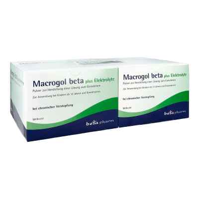 Macrogol beta plus Elektrolyte Pulver 100 szt. od betapharm Arzneimittel GmbH PZN 09247096