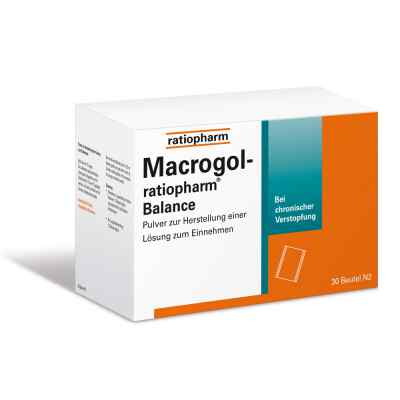 Macrogol ratiopharm Balance Plv.z.h.e.lsg.z.ein. 30 szt. od ratiopharm GmbH PZN 06553102