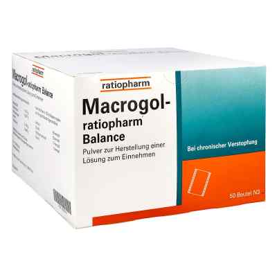 Macrogol ratiopharm Balance Plv.z.h.e.lsg.z.ein. 50 szt. od ratiopharm GmbH PZN 06553119