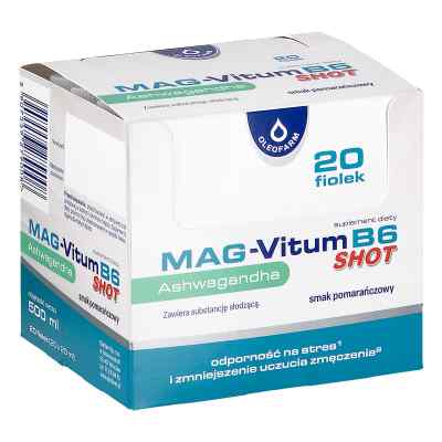 Mag-Vitum B6 Ashwagandha shot 20  od OLEOFARM SP. Z O.O. PZN 08306157