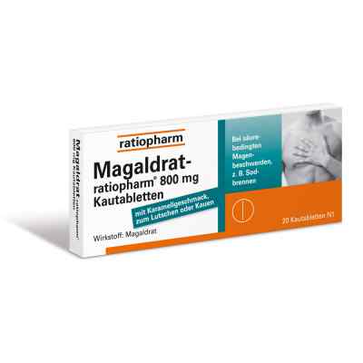 Magaldrat ratiopharm 800 mg Tabl. 20 szt. od ratiopharm GmbH PZN 04869870