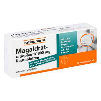 Magaldrat ratiopharm 800 mg Tabl. 50 szt. od ratiopharm GmbH PZN 04869887