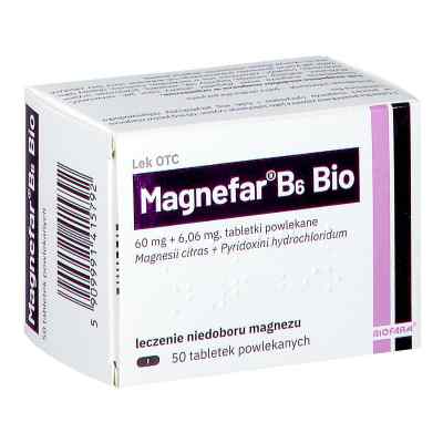 Magnefar B6 Bio tabletki powlekane 50  od BIOFARM SP.Z O.O. PZN 08301642