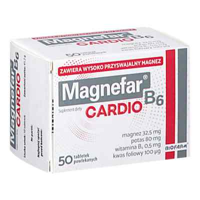 Magnefar B6 Cardio 50  od  PZN 08304872