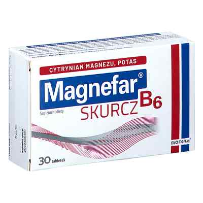 Magnefar B6 Skurcz tabletki 30  od  PZN 08304324