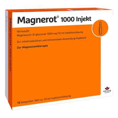 Magnerot 1000 w ampułkach do iniekcji 10X10 ml od Wörwag Pharma GmbH & Co. KG PZN 02606942