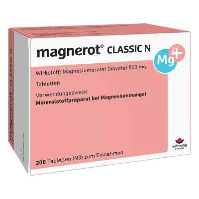 Magnerot Classic N tabletki 200 szt. od Wörwag Pharma GmbH & Co. KG PZN 00150780
