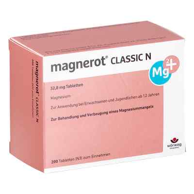 Magnerot Classic N tabletki 200 szt. od Wörwag Pharma GmbH & Co. KG PZN 00150780