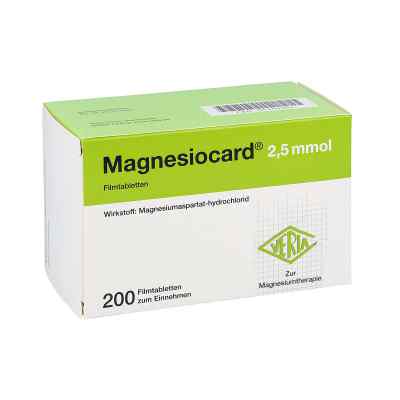 Magnesiocard 2,5 mmol tabletki powlekane 200 szt. od Verla-Pharm Arzneimittel GmbH &  PZN 05359504