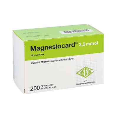 Magnesiocard 2,5 mmol tabletki powlekane 200 szt. od Verla-Pharm Arzneimittel GmbH & Co. KG PZN 05359504