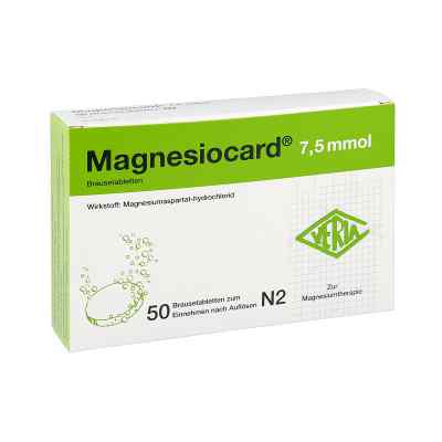 Magnesiocard 7,5 mmol tabletki musujące 50 szt. od Verla-Pharm Arzneimittel GmbH & PZN 00110295