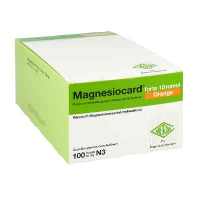 Magnesiocard forte 10 mmol Orange proszek 100 szt. od Verla-Pharm Arzneimittel GmbH &  PZN 02470359