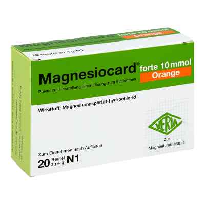 Magnesiocard forte 10 mmol Orange saszetki 20 szt. od Verla-Pharm Arzneimittel GmbH &  PZN 02470336