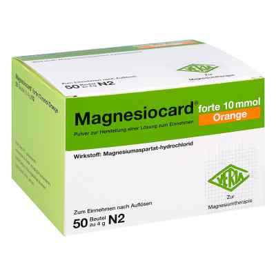 Magnesiocard forte 10 mmol proszek o smaku pomarańczowym