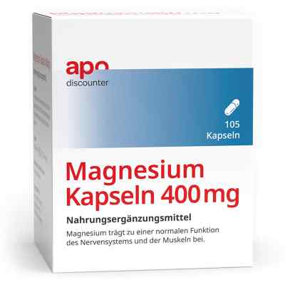 Magnesium 400 Mg kapsułki 105 szt. od apo.com Group GmbH PZN 18203117