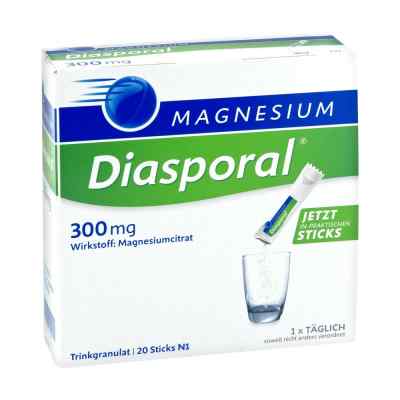Magnesium Diasporal 300 mg Granulat zur, zum her.e.lsg.z.ein. 20 szt. od Protina Pharmazeutische GmbH PZN 10712457