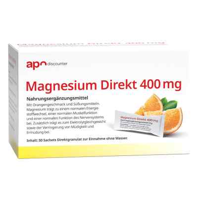 Magnesium Direkt Granulat saszetki 50X3 g od apo.com Group GmbH PZN 18306857