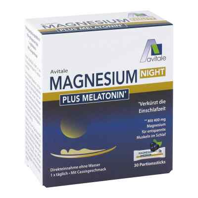Magnesium Night Plus 1 Mg Melatonin Pulver 30 szt. od Avitale GmbH PZN 17267167