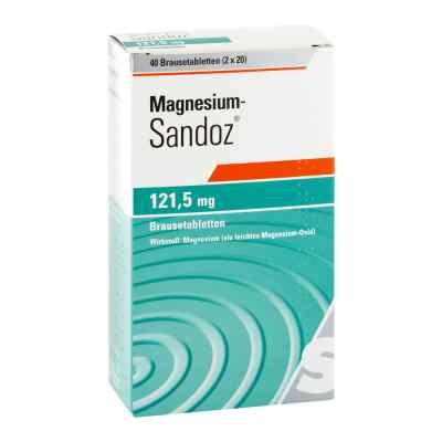 Magnesium Sandoz 121,5 mg Brausetabletten 40 szt. od Hexal AG PZN 11013425