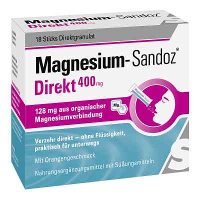 Magnesium Sandoz Direkt 400 mg saszetki 18 szt. od Hexal AG PZN 14210066