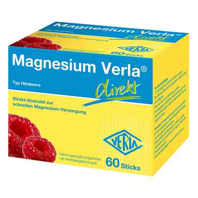 Magnesium Verla direkt Granulat Himbeere 60 szt. od Verla-Pharm Arzneimittel GmbH &  PZN 15201141