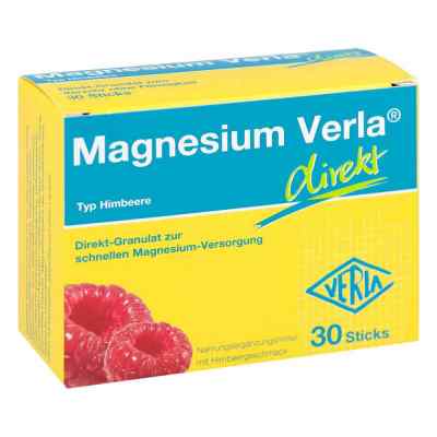 Magnesium Verla direkt saszetki o smaku malinowym 30 szt. od Verla-Pharm Arzneimittel GmbH &  PZN 07396685