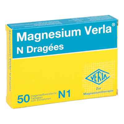 Magnesium Verla N Drag. 50 szt. od Verla-Pharm Arzneimittel GmbH & PZN 03554928
