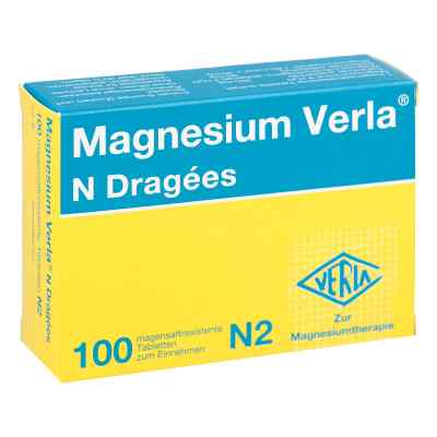 Magnesium Verla N drażetki 100 szt. od Verla-Pharm Arzneimittel GmbH & PZN 03554934