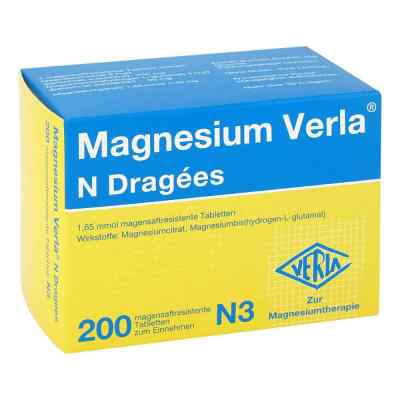 Magnesium Verla N drażetki 200 szt. od Verla-Pharm Arzneimittel GmbH &  PZN 04911945