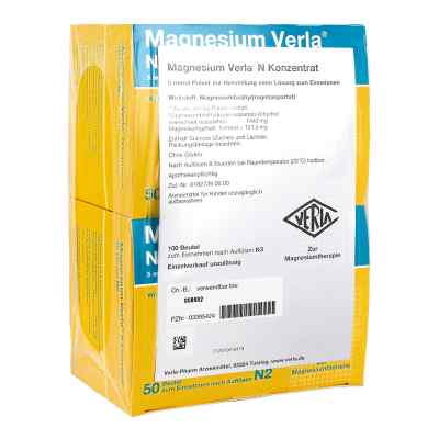 Magnesium Verla N granulat w saszetkach 100 szt. od Verla-Pharm Arzneimittel GmbH &  PZN 03395424