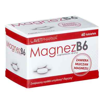 Magnez B6 tabletki 60  od AVET PHARMA SP. Z.O.O. PZN 08301151