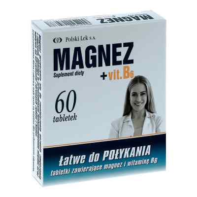 Magnez +Vit.B6 tabletki 60  od POLSKI LEK  PZN 08300347