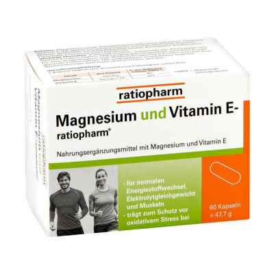 Magnez + vit.E kapsułki 60 szt. od ratiopharm GmbH PZN 03935530