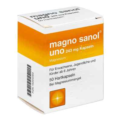 Magno Sanol uno 243 mg Kapseln 50 szt. od APONTIS PHARMA Deutschland GmbH & Co. KG PZN 16004069