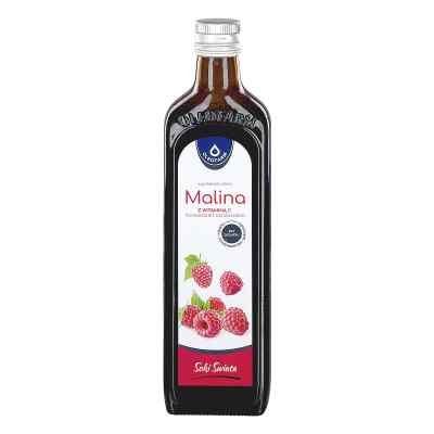 Malina - sok malinowy z witaminą C pochodzenia naturalnego 