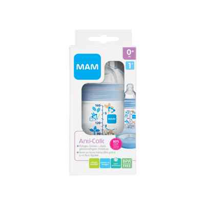 Mam 160 ml butelka antykolkowa 1 szt. od MAM Babyartikel GmbH PZN 05851501