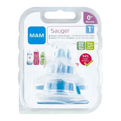 MAM smoczek do karmienia, rozmiar 1, wiek 0+ 2 szt. od MAM Babyartikel GmbH PZN 05463265