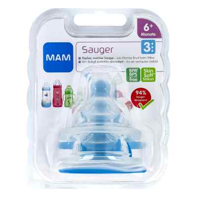Mam smoczki 4+, rozmiar 3 2 szt. od MAM Babyartikel GmbH PZN 05542740