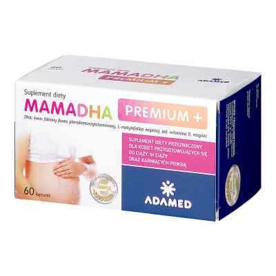 MamaDHA Premium + kapsułki 60  od ADAMED CONSUMER HEALTHCARE S.A. PZN 08300754