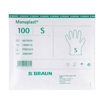 Manuplast Einmal Handschuhe Pe klein 100 szt. od B. Braun Melsungen AG PZN 01868114