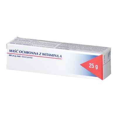 Maść ochronna z witaminą A Hasco 25 g od PRZEDSIĘBIORSTWO PRODUKCJI FARMACEUTYCZNEJ HASCO-L PZN 08300413