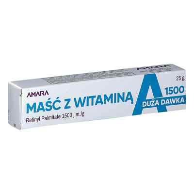 Maść z Witaminą A 25 g od ZAKŁAD FARMACEUTYCZNY AMARA SP. Z O.O. PZN 08302210